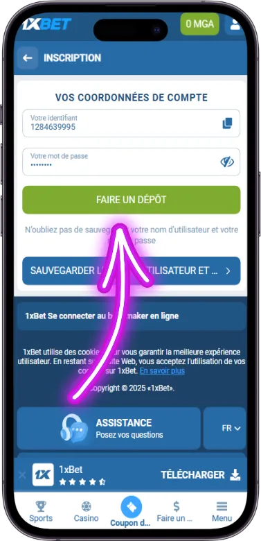 1xBet Connexion immédiate
