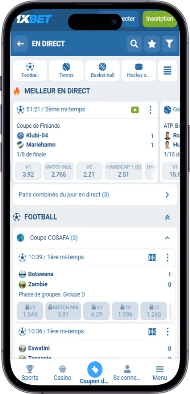 1xbet en direct