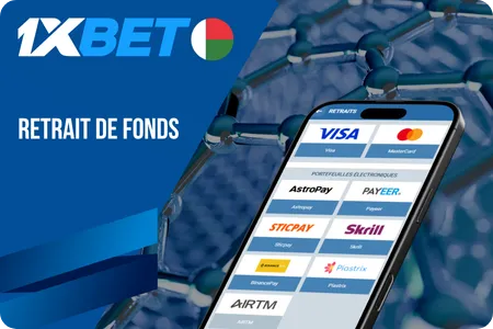 Instructions pour un retrait 1xbet