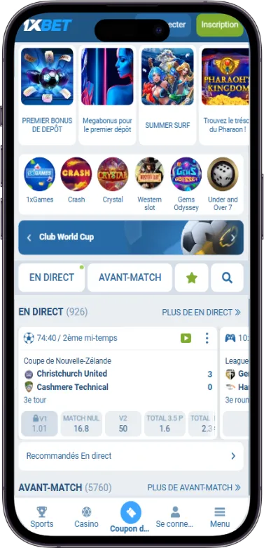 1xBet app free download for Android