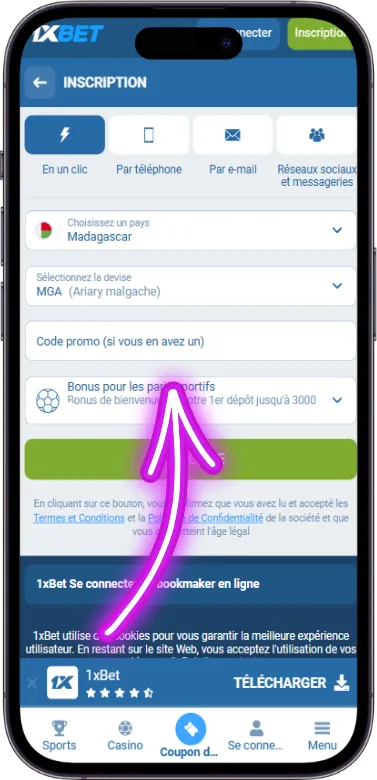 Vos informations